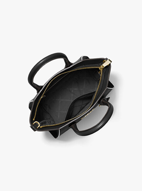 حقيبة أفريل جلدية صغيرة بسحاب علوي michael kors حقيبة أفريل جلدية صغيرة بسحاب علوي