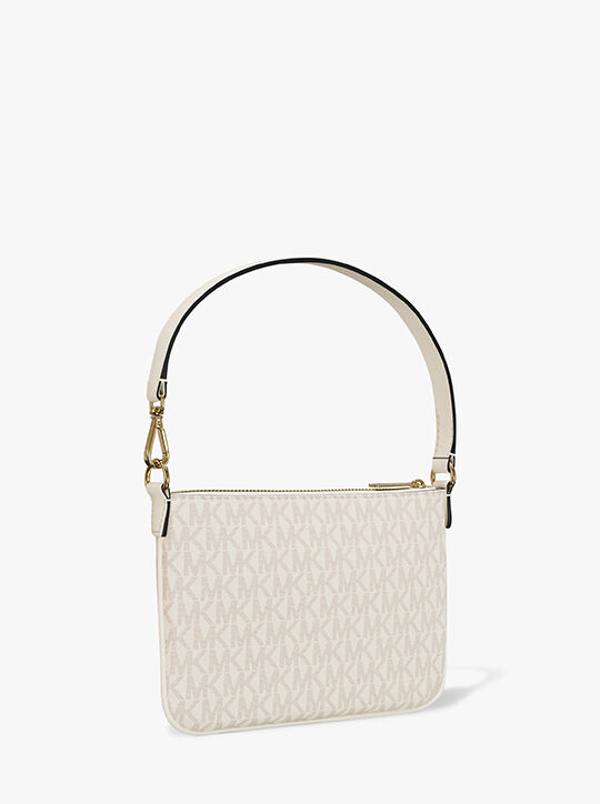 michael kors jet set small signature logo convertible wristlet