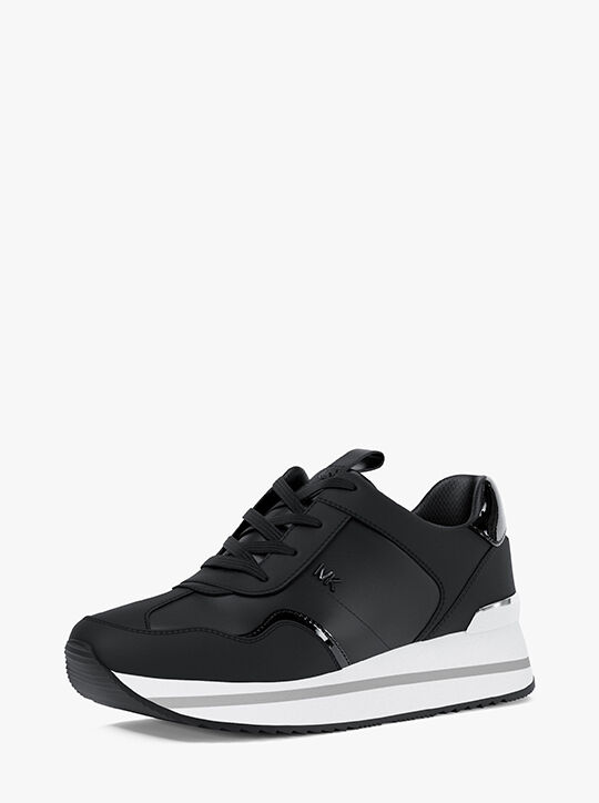 michael kors raina leather trainer