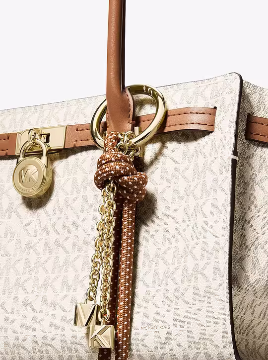 Hamilton Moderne Small Signature Logo Satchel michael kors hamilton moderne small signature logo satchel
