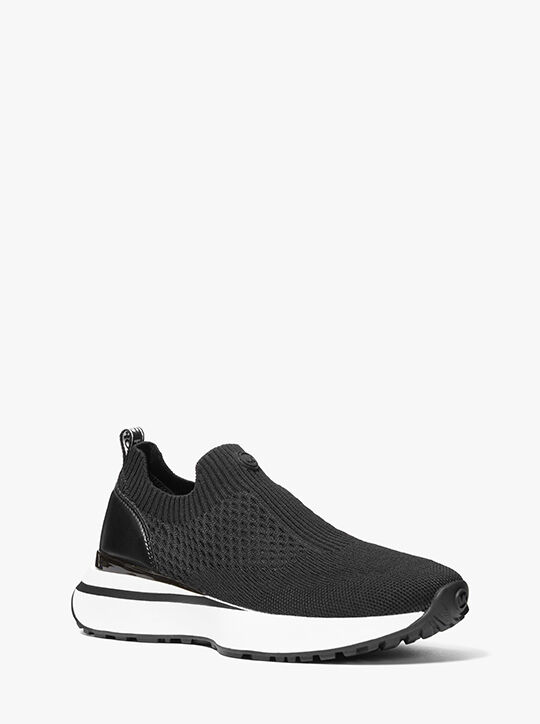 michael kors ari stretch knit slip on sneaker