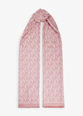 michael kors logo scarf