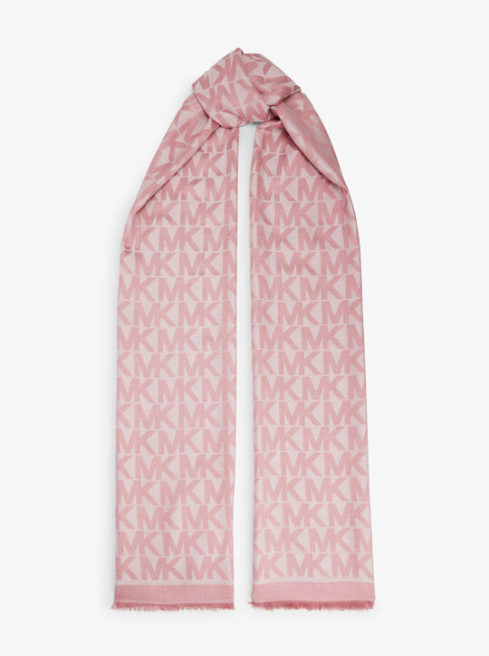 michael kors logo scarf