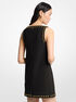 michael kors dome studded crepe shift dress