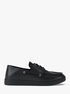 michael kors aiden leather boat shoes