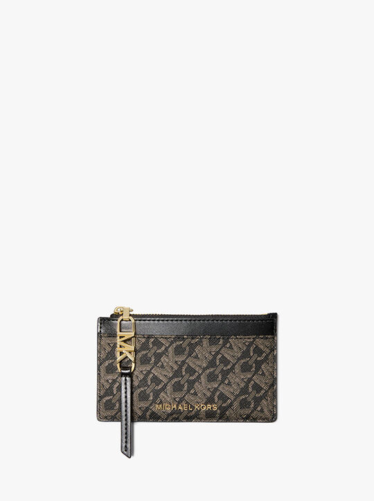 michael kors empire small metallic card case
