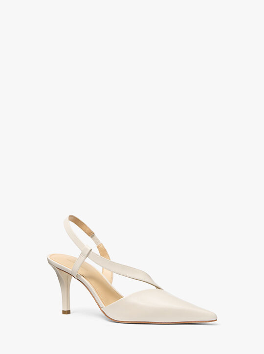 michael kors jaida leather pump