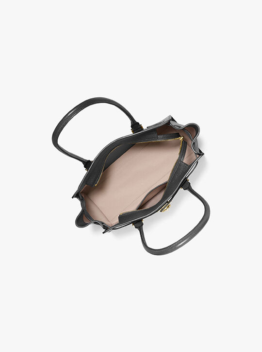 michael kors hamilton moderne small leather satchel