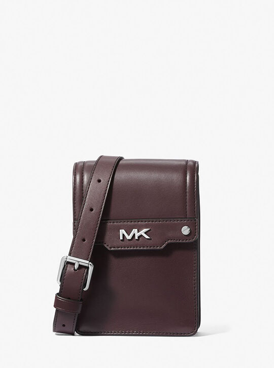 Varick Leather Smartphone Crossbody Bag