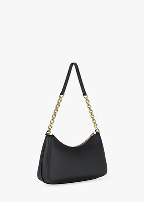 michael kors nolita medium pebbled leather chain pochette