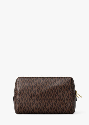 michael kors حقيبة زادي الكبيرة لمستحضرات التجميل بشعار الماركة