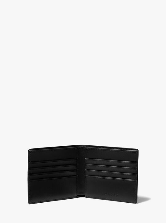 Hudson Pebbled Leather Slim Billfold Wallet michael kors hudson pebbled leather slim billfold wallet