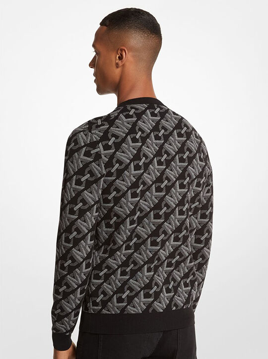 سترة إمباير من صوف ميرينو جاكار michael kors سترة إمباير من صوف ميرينو جاكار