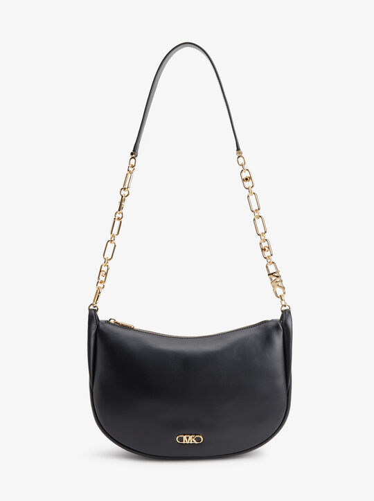 michael kors kendall large leather messenger bag