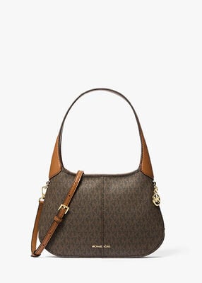 michael kors alice small signature logo shoulder bag