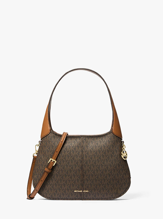 حقيبة كتف أليس صغيرة بشعار الماركة michael kors حقيبة كتف أليس صغيرة بشعار الماركة