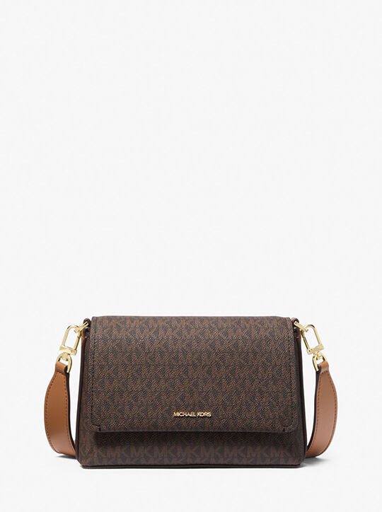 michael kors nessa small signature logo crossbody bag