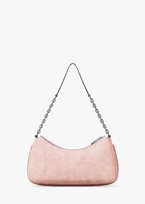 michael kors nolita medium nubuck chain pochette