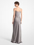 michael kors satin charmeuse slip gown