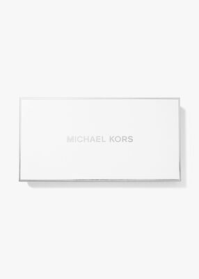 michael kors large logo continental wallet
