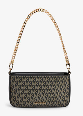 michael kors bryant small signature logo convertible pochette