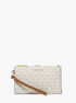 michael kors adele logo stripe smartphone wallet