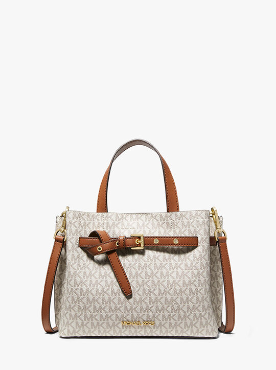 michael kors emilia small logo satchel