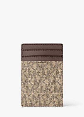 michael kors hudson logo card case