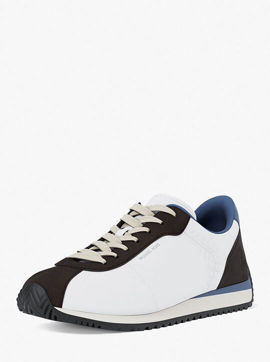 michael kors rhodes mixed media trainer