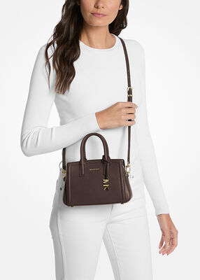 michael kors حقيبة ليلى الجلدية الصغيرة جدًا