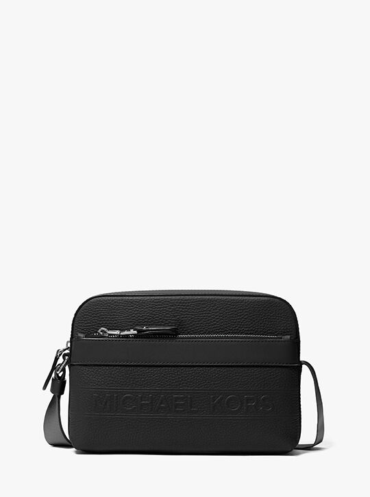 Hudson Pebbled Leather Utility Crossbody Bag | Michael Kors 