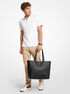 Hudson Pebbled Leather Tote Bag michael kors hudson pebbled leather tote bag