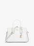 michael kors laila small pebbled leather satchel