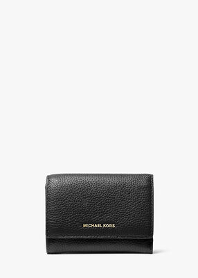 michael kors bryant medium pebbled leather wallet
