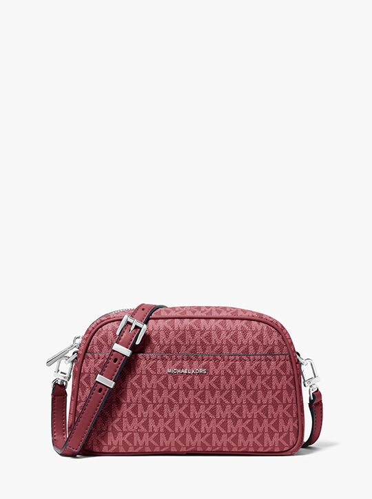 Jet Set Small Signature Logo Camera Crossbody Bag michael kors jet set small signature logo camera crossbody bag
