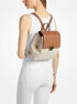 michael kors tribeca small signature logo backpack