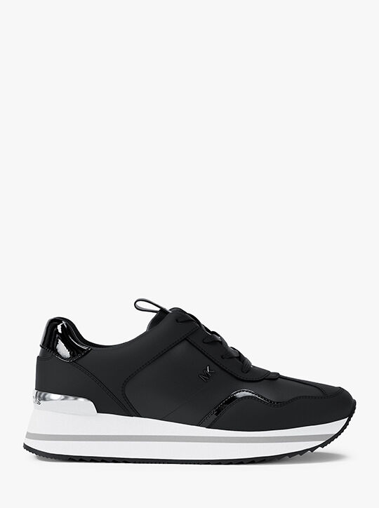 michael kors raina leather trainer