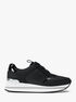 michael kors raina leather trainer
