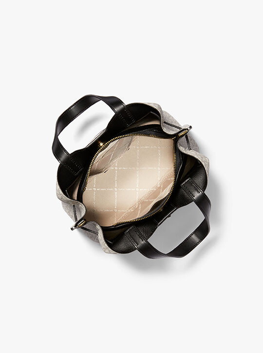 michael kors حقيبة إميليا صغيرة بشعار الماركة