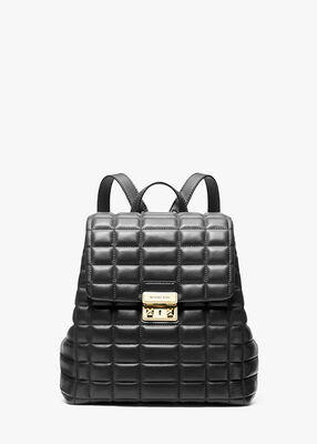michael kors tribeca small quilted leather backpack