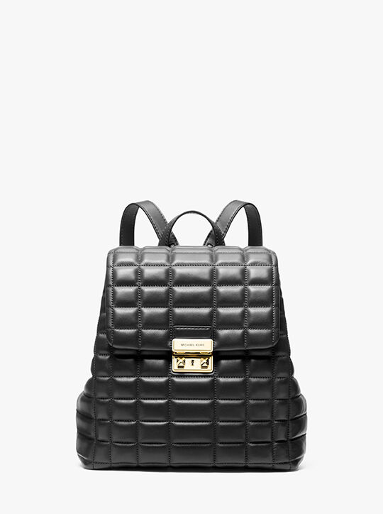 michael kors tribeca small quilted leather backpack