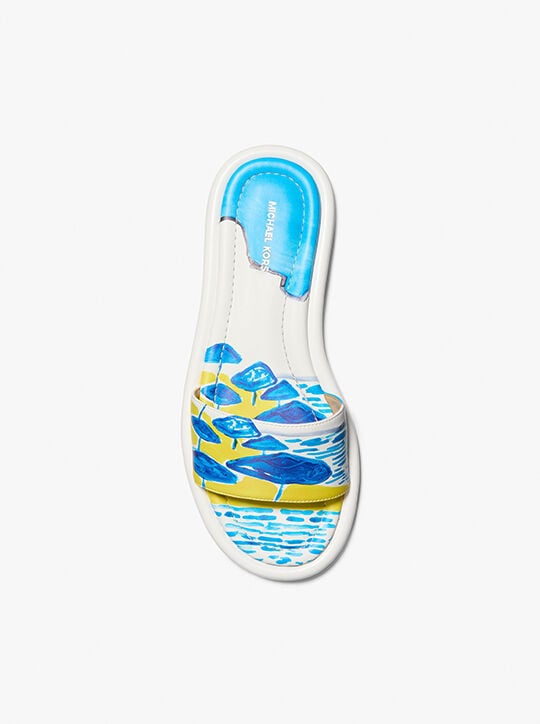 Michael Kors X Christina Zimpel Dana Slide Sandal michael kors x christina zimpel dana slide sandal