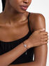 michael kors pav  logo corded bracelet