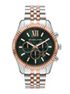 Lexington Chronograph Two-Tone Stainless Steel Watch michael kors lexington chronograph two tone stainless steel watch