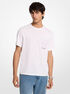 Signature Logo Pocket Cotton T-shirt michael kors signature logo pocket cotton t shirt