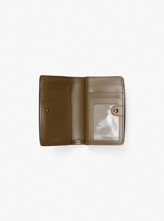Bryant Medium Logo-Embossed Leather Wallet michael kors bryant medium logo embossed leather wallet