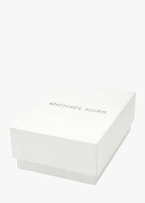 michael kors قلادة ساعة سوري مطلية بالذهب
