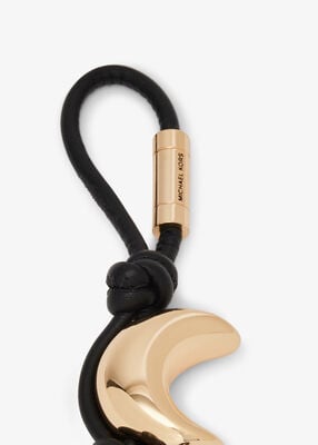 michael kors crescent moon bag charm