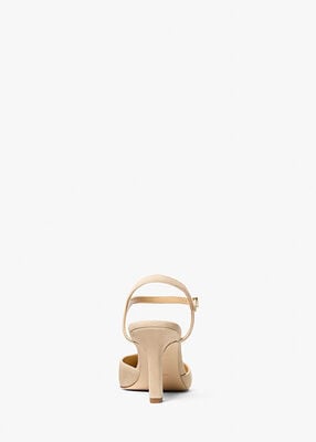 michael kors amara suede slingback pump