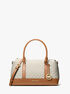 michael kors andie medium signature logo satchel